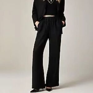 J. Crew Stratus Pant in textured satin